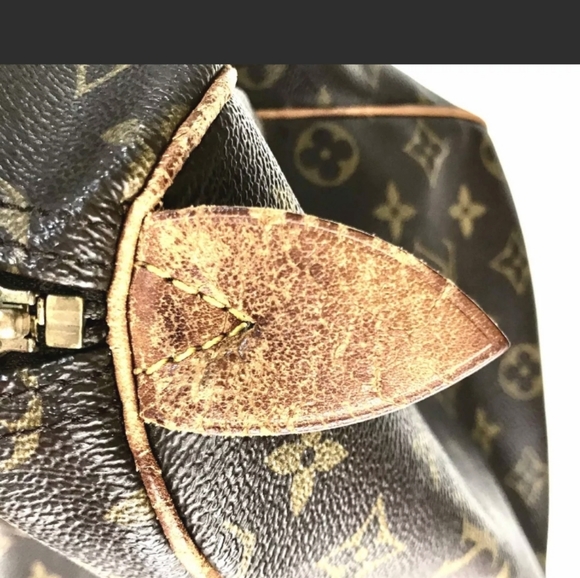🥳HP🥳 Louis Vuitton Men's Women's Speedy 35 Bag Brown Gold - Picture 5 of 11